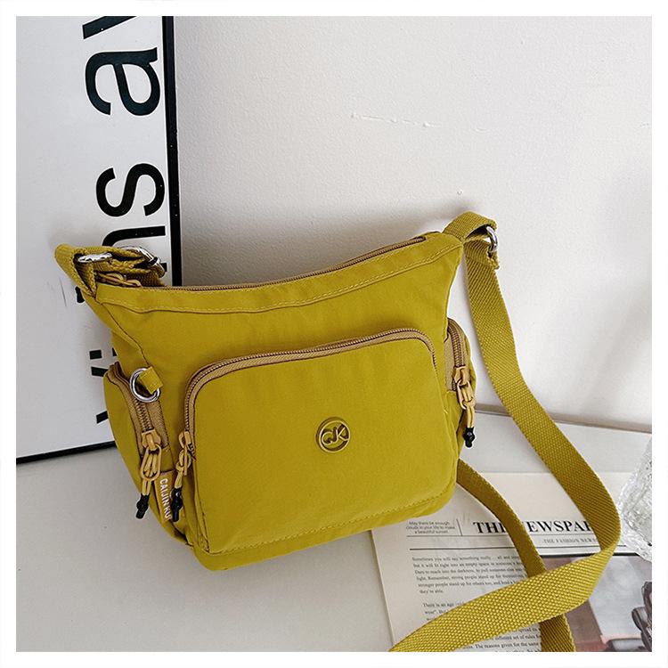 Versatile Shopping Backpack New Shoulder Bag Trendy Women's Messenger Bag Lightweight Anti-splashing Nylon Bag