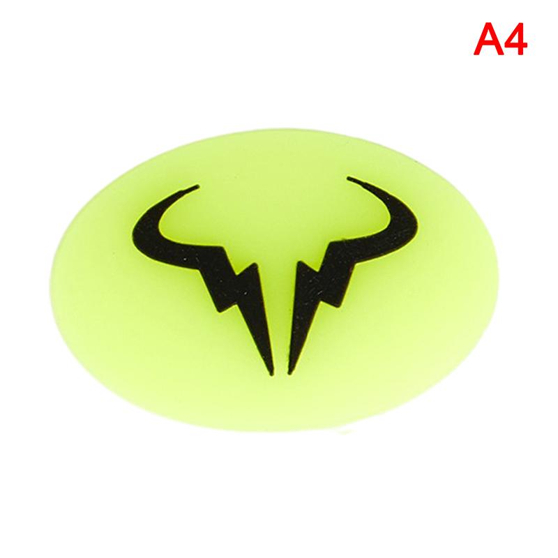 

1/5PCS Tennis Cartoon Racket Shock Absorber Vibration Dampeners Silicone Durable Tennis Accessories зелёный