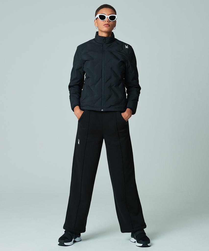 SPYDER Women'S Sherpa Pintuck Wide Pants Spiwcnfp353Wblk