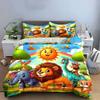 "Animal Friends Jungle Design Set" Multiple sizes kid's and adults' bedroom Exquisite 3PC bedding set gift