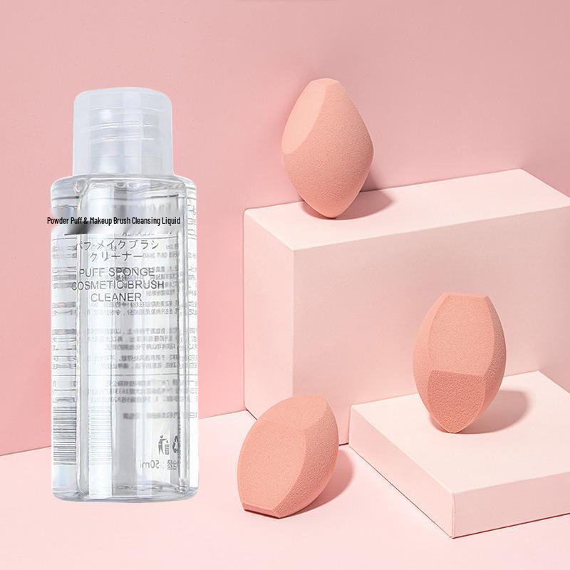80ml Beauty Blender & Makeup Brush Cleanser for Puff, Cushion, and Powder Wash.