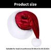 Plush Christmas Santa Hat with White Brim for Holiday Parties Giving Love