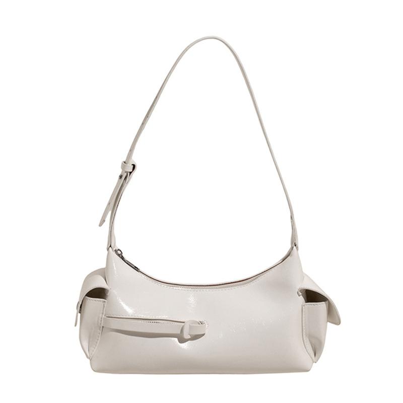 Niche Design Underarm Bag Women's New Fashion Retro Spice Girl Simple Locomotive Shoulder Bag