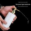 Glass Press-Type Refillable Bottle for Hand Sanitizer, Shampoo, or Shower Gel – Ideal for Hotel and B&B Bathrooms
