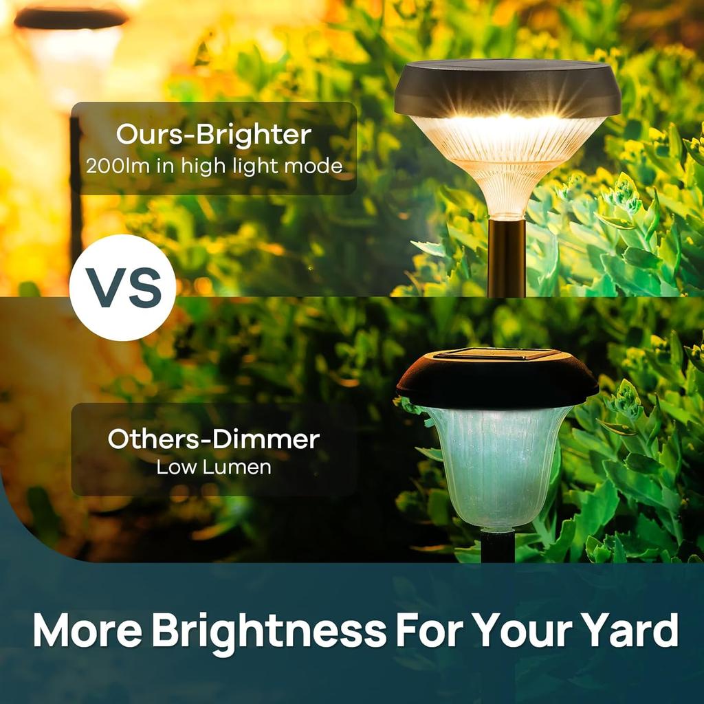 Solar Garden Light, Outdoor Landscape Stake Lamp, Courtyard Decorative Lighting, Villa Pathway Night Light