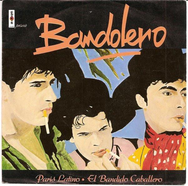 

7-дюймовая пластинка BANDOLERO Paris Latino El Bandido Caballero 105121 Virgin 1983 Европа Танцевальная Электроника Б/У