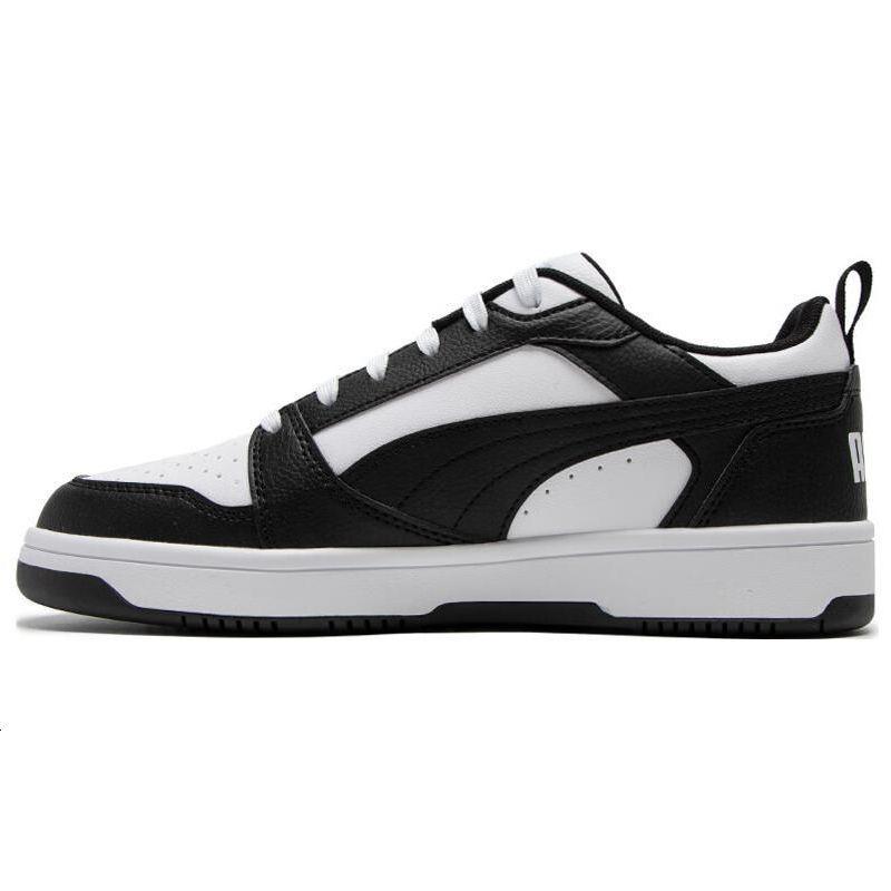 New PUMA Rebound V6 Low 'Black White' 392328-01