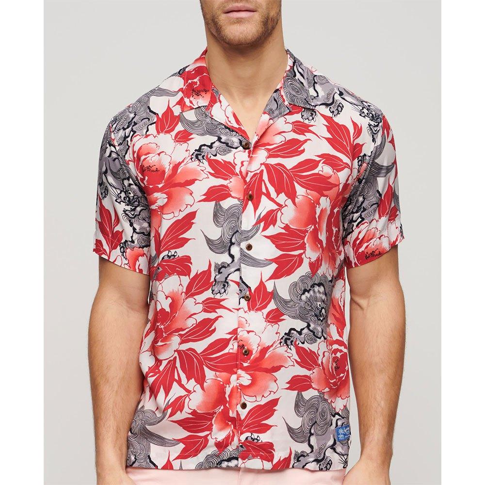 Superdry Herren Rot Hemd Hawaiian Resort - Bild 2