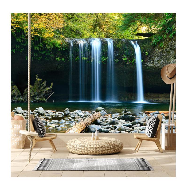 Modern Waterfall Photo Wallpapers for Living Room Bedroom Mural Wall Papers Home Decor