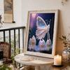 DIY Butterfly Pearl Art Painting for Home Wall Decor Pearl Gem Paintings Picture Arts Craft  for Adults/Beginners Gift Idea Home Decor Without Frame