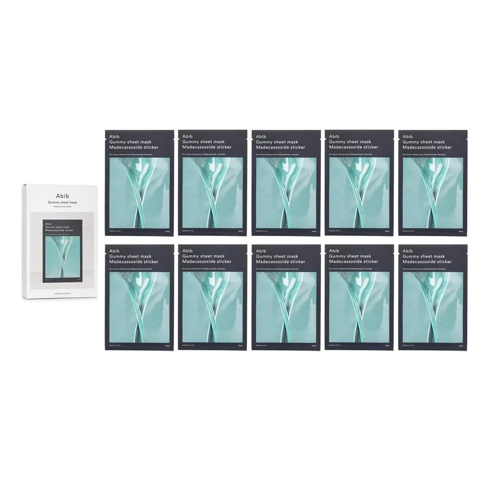 

Gummy Sheet Mask Madecassoside Sticker 27ml X 10pcs
