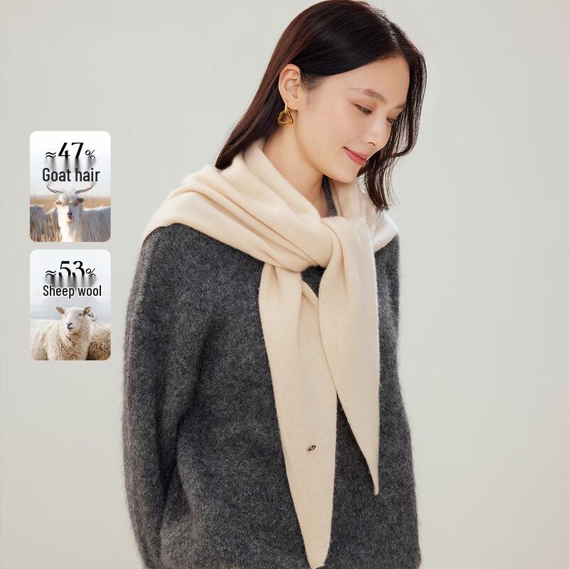 

Siggi Women s Cashmere Wool Blend Shawl Scarf 160x57 cm