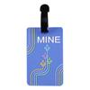3D Airplane Luggage Tag - PVC Suitcase Identification Card Holder