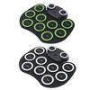 Electric Roll Up Drum Built in Speaker 9 Drum Pads Rechargeable Early Learning Roll Up Potable Drum 