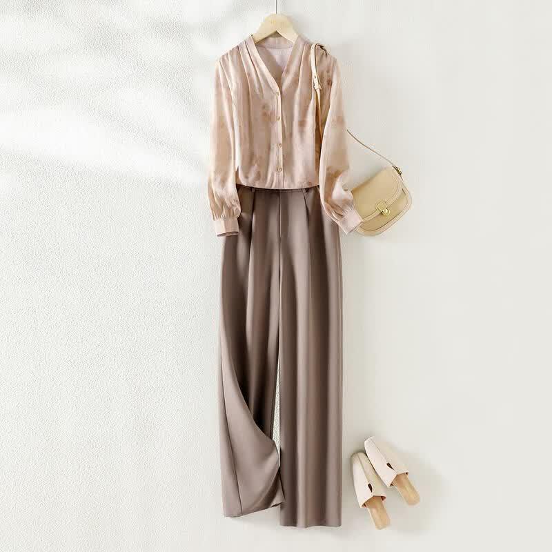 IHIMI Women s Elegant Spring Outfit Set S