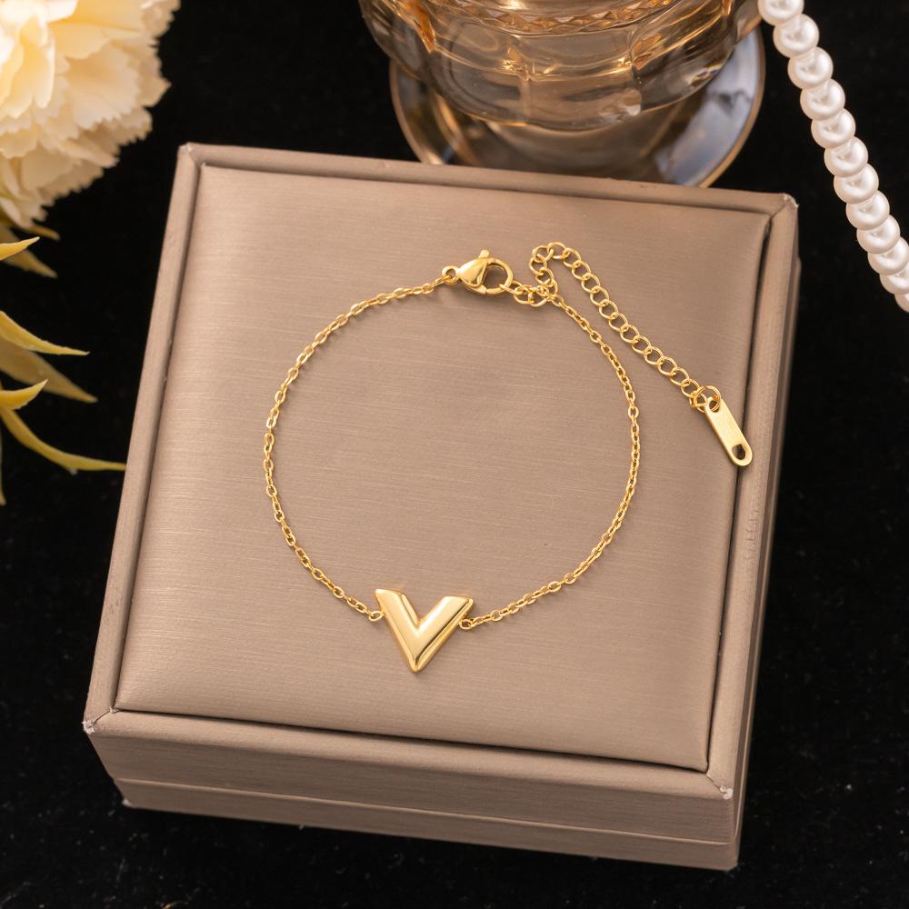 Fashion Titanium Steel Bracelet Never Fade Elegant Durable Jewelry for Women Men Unisex