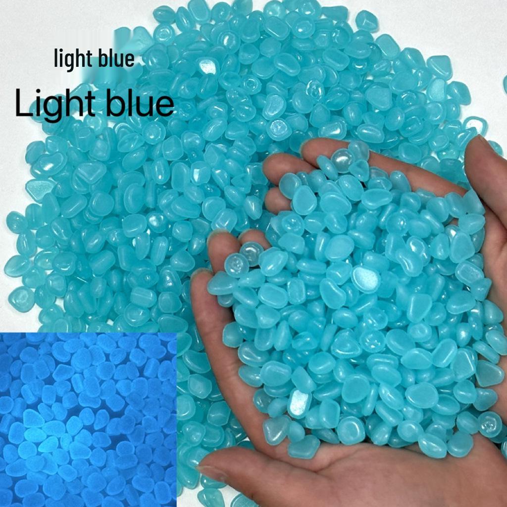 5-8mm Luminous Artificial Fluorite Pebbles for Aquariums and Gardens