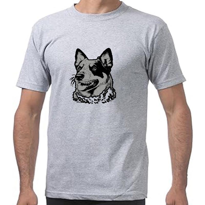 Funny Australian Dog Blue Heeler Art Graphic Tshirts Unisex Unisexs Fashion Casual Tshirt 100 Cotton Loose Oversized T Shirt