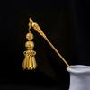 Ethnic Style Golden Tassels Hair Fork Ancient Ethnic Style Hair Sticks  Festival