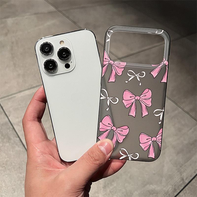 iPhone 17 Pro Max Bowknot Case: Compatible with 17 Pro, 17 Air, and Simple 16 Pro Models