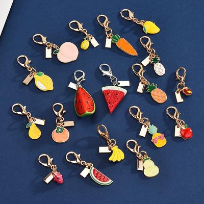 Suijue Jewelry Creative Diy Jewelry Accessories Fruit And Vegetable Series Alloy Oil Drip Bag Small Pendant Pendant Batch
