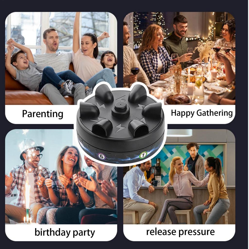 Shocking Roulette Lie Detecto For Kids Adults Electric P Olygraph Test Finger Toy Party Game Parent-child Interaction Funny Toys