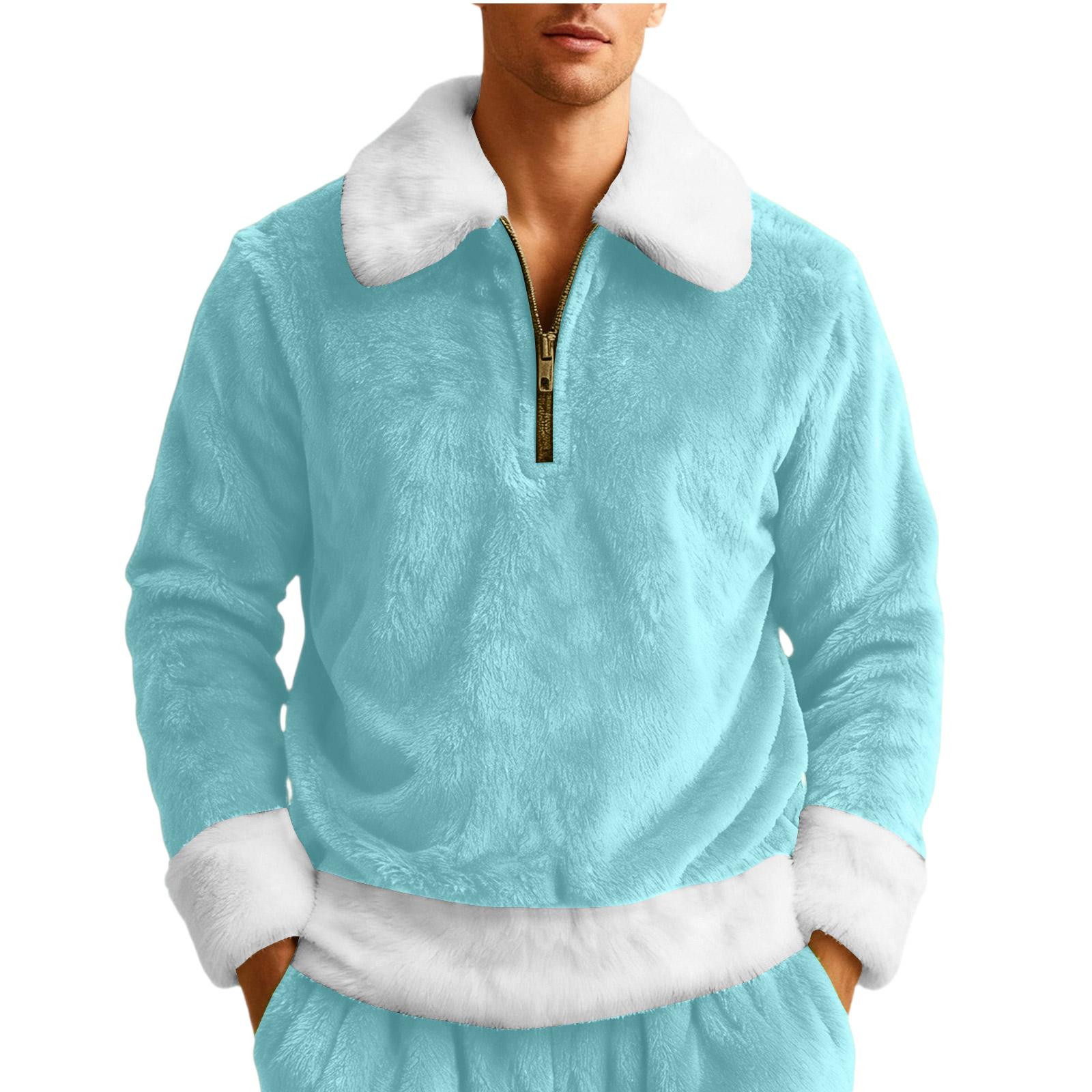 

Мужская толстовка с капюшоном на молнии с отложным воротником XL