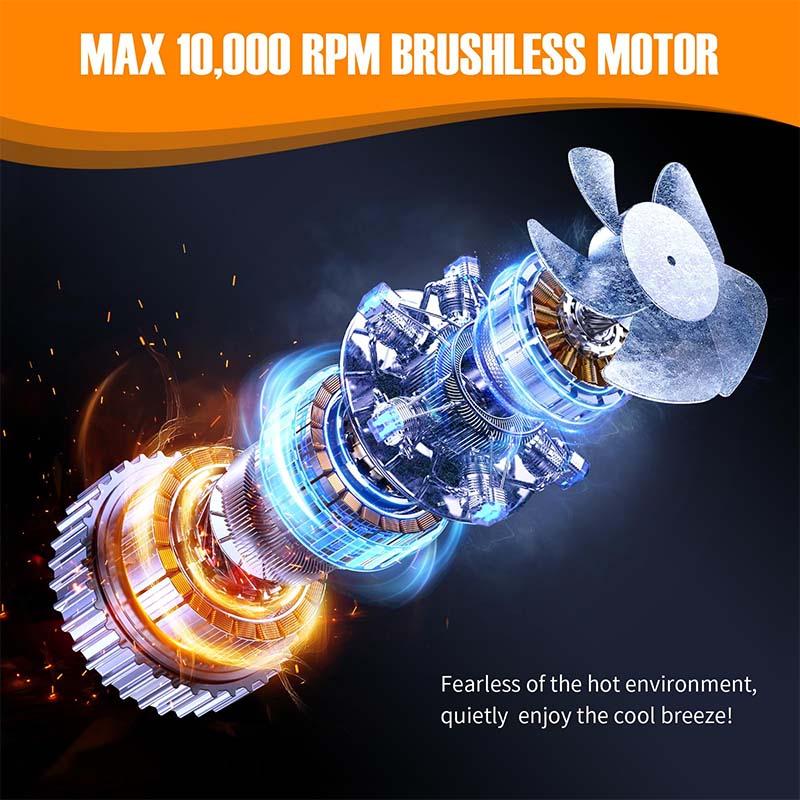 New Design Products Hang Waist Usb Charging Mini Fan Outdoor Thin Cute Mini Fan Bring Portable Small Fan Mini Cooler