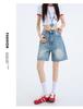 Gedijie High Waist Cowboy Shorts for Women
