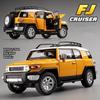 1/24 Toyota FJ Cruiser SUV Alloy Car Model Diecasts Metal Off-road Vehicles Car Model Simulation Sound Light Childrens Toys Gift