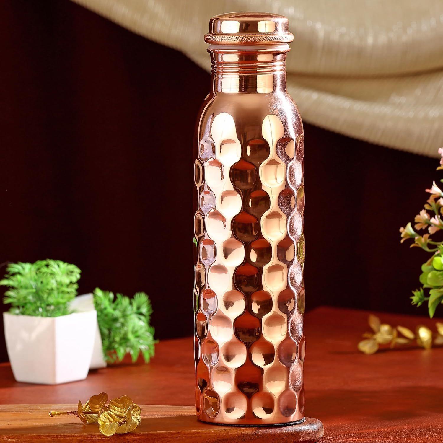 

Pure Copper Bottle (Vintage Diamond)