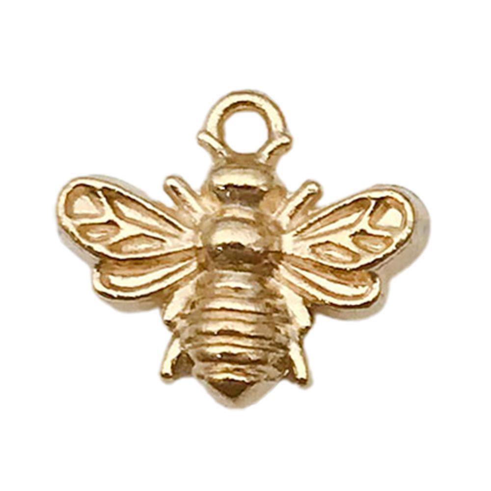 Multi-color Alloy Bee Pendant Charm for DIY Bracelets and Necklaces