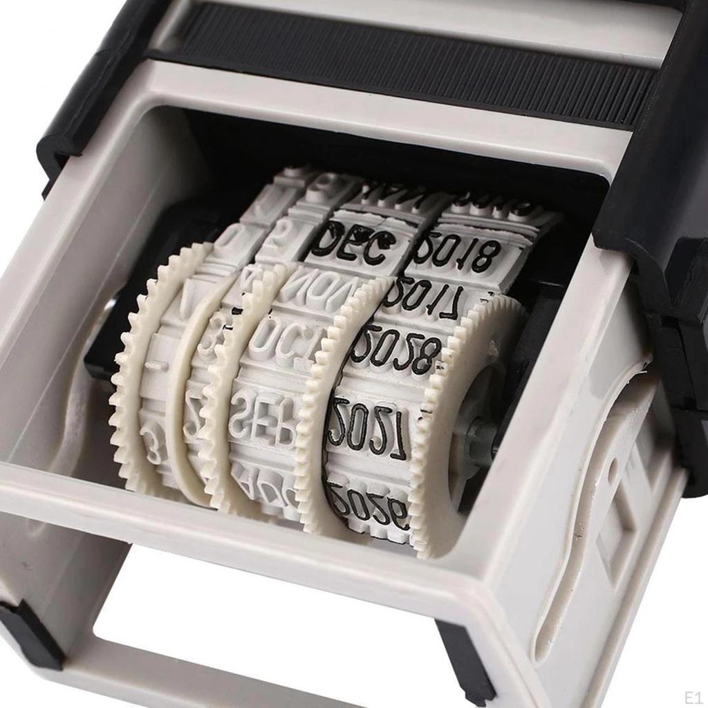 Self Inking Date Stamp with Adjustable Album Card Making Print
