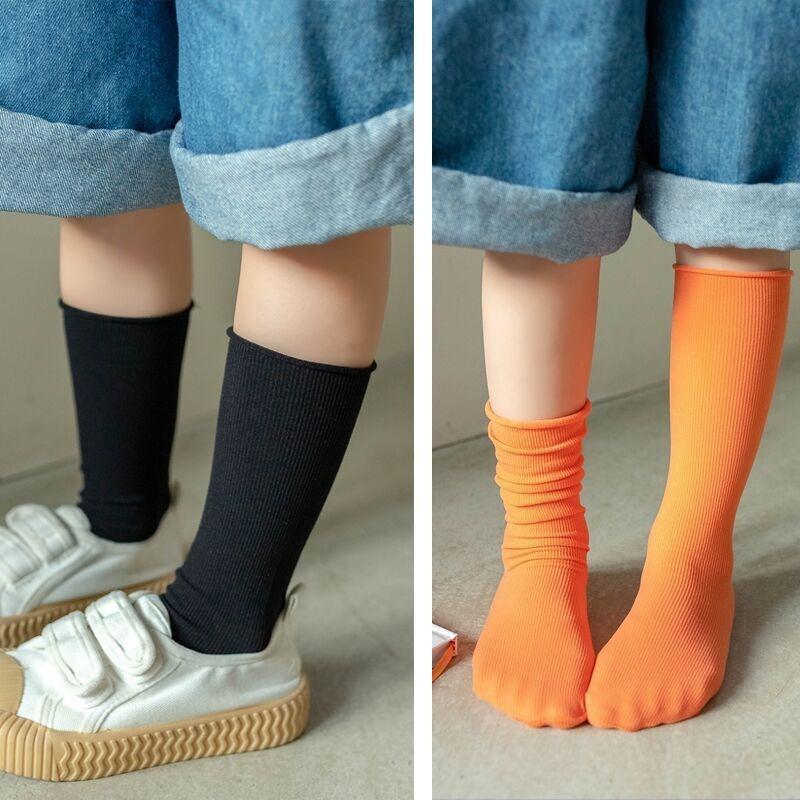 Meias para meninos e meninas Meias de tubo no meio Meias infantis