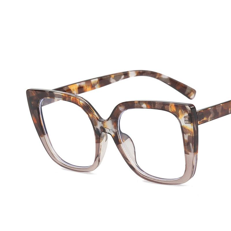 Seesooo Square Prescription Myopia Eyegalsses For Woman Anti Blue Block Fashion Nearsighted Glasses Girl Optical frame For Sale