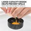 LsCook Foldable Heat-Resistant Handle Non-Stick Egg Poacher Spoon