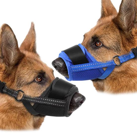 Adjustable Dog Muzzle with Quick Release Buckle Ultralight Breathable Anti-Barking Puppy Muzzle Mouth Cover Pet Supplies