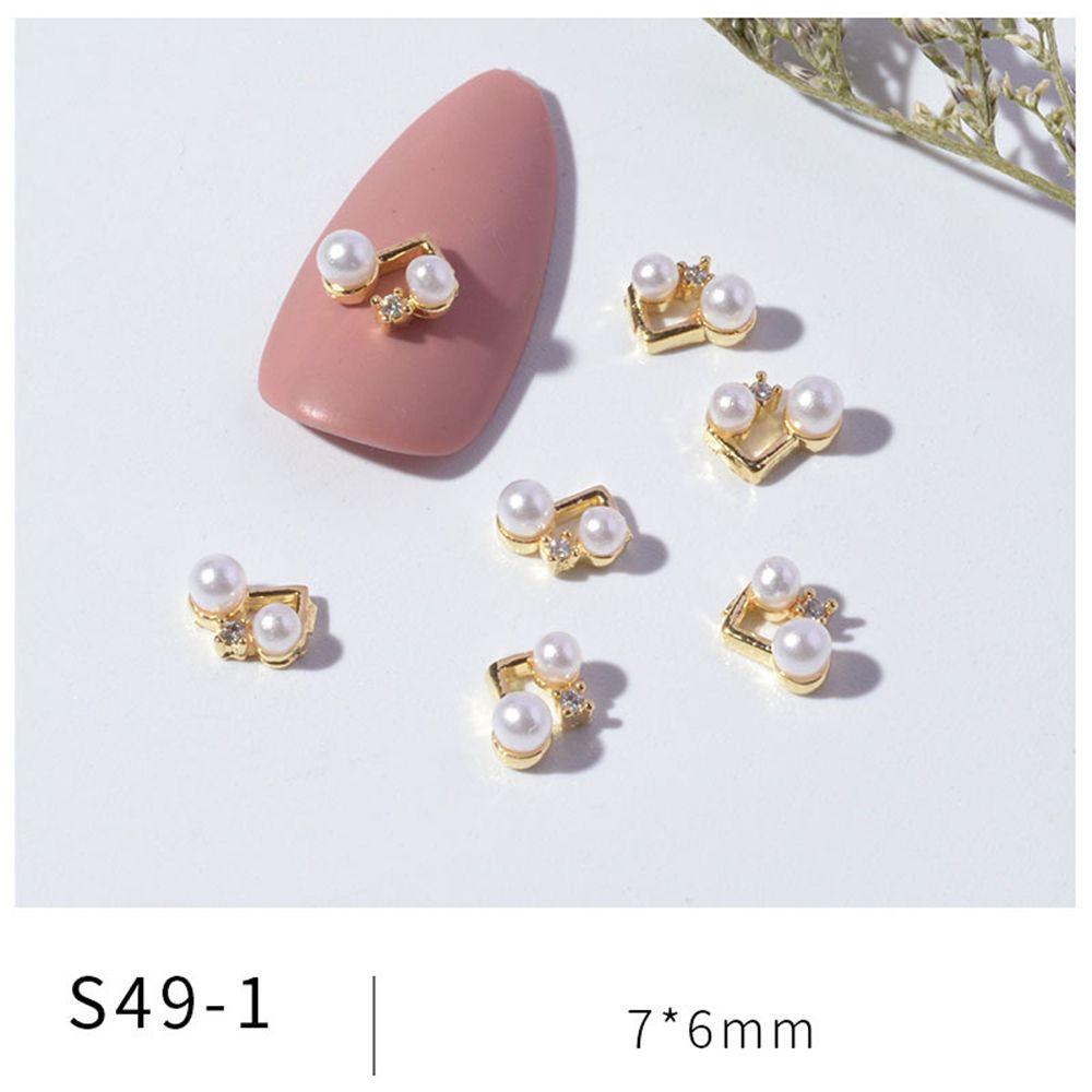 Manicure Accessories Crystal Butterfly Heart Nail Zircon Jewelry Alloy Pendant Chain Bow Nail Rhinestones Nail Art Decorations