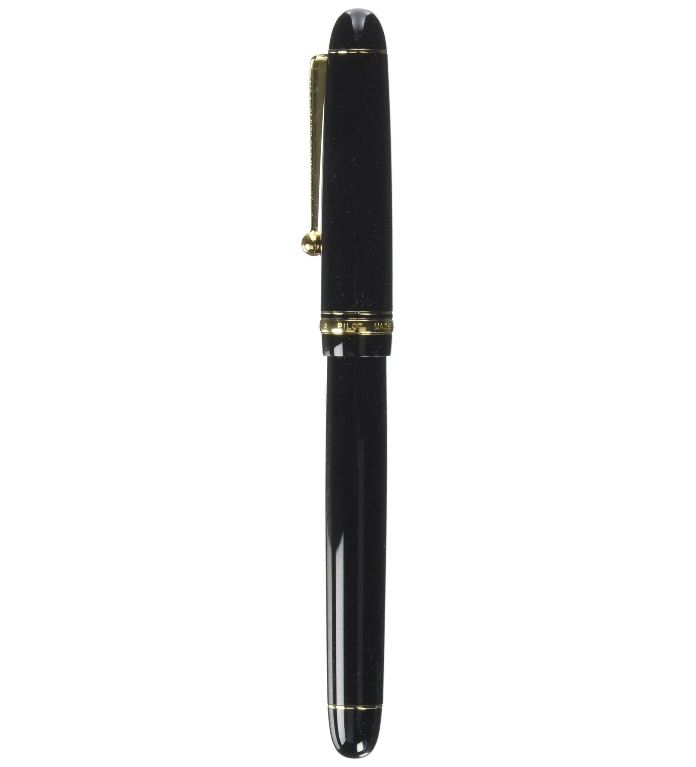 Pilot Fontaine Pen Custom EF black body 74, nib, (FKK-1000R-B-EF) чёрный