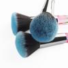 15 diamond handle makeup brush set, colorful crystal eyeshadow brush, loose powder brush, eyebrow brush, multi-functional beauty tool.