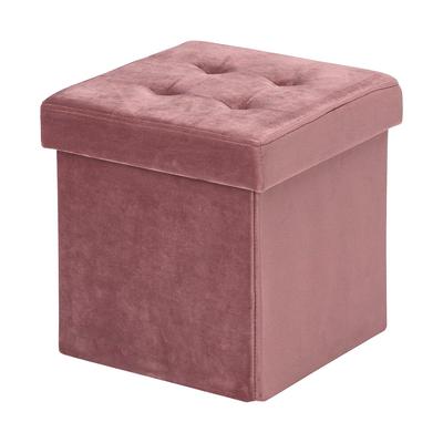 Takeda Corporation [Stool/Ottoman/Storage] Pink 30x30x30cm Compact Storage Stool M1-CDS30PI-K