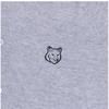 Maison Kitsune Men Gray Head Fox Patch Cardigan Qm00500kt1181
