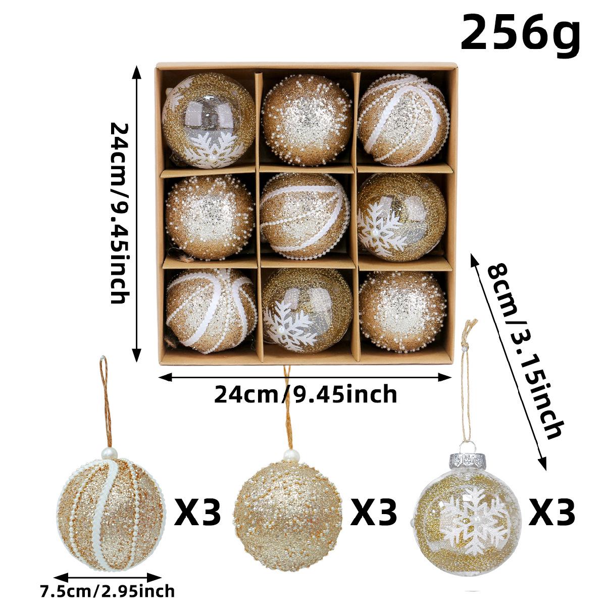 

Набір різдвяних кульок «Порт кохання»: Домашні розписні кульки для прикраси, підвісні прикраси для різдвяної ялинки