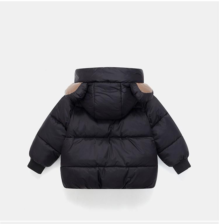 Winter Kids' Down Cotton Jacket - Thickened Velvet Outerwear for Boys & Girls