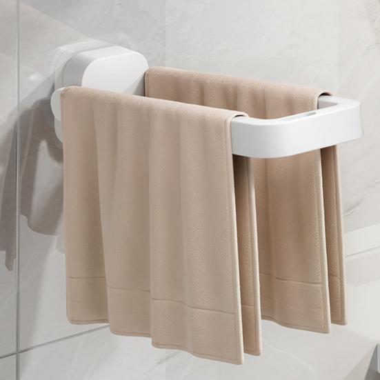 Foldable Laundry Drying Rack with 6 Clips Wall Mount Suction Cup Sock Hanger Space Saving Clothes Organizer for Socks Undergarments Towels