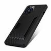 Suitable for iPhone12 mobile phone case 11Pro carbon fiber back cover card anti-drop protective case 8plus solid color