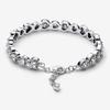 925 Silver Popular Shining Five-Pointed Heart Ruby Bracelet Fit Charm DIY Bead Charm For Women Fine Jewelry