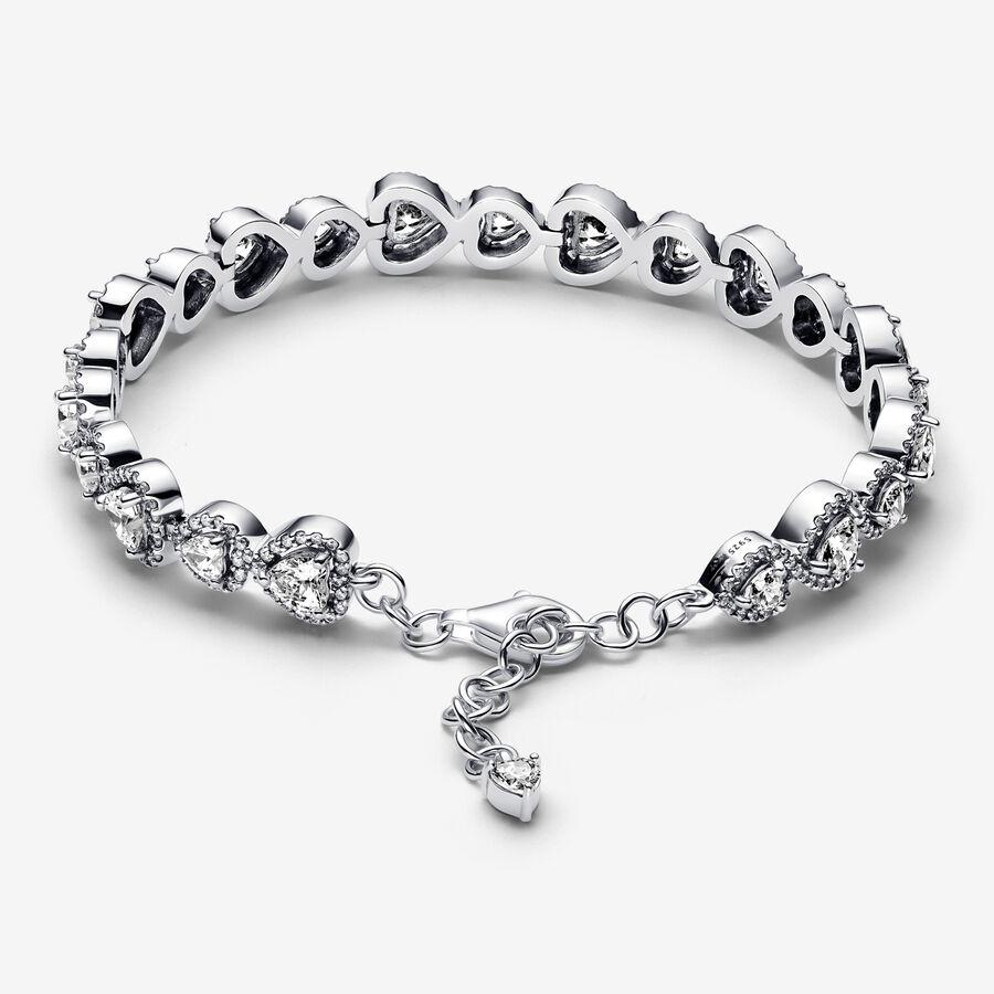 925 Silver Popular Shining Five-Pointed Heart Ruby Bracelet Fit Charm DIY Bead Charm For Women Fine Jewelry