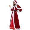 Elegant Red Christmas Dress For Women Featuring Cozy Soft Fabric And Plus Size Options