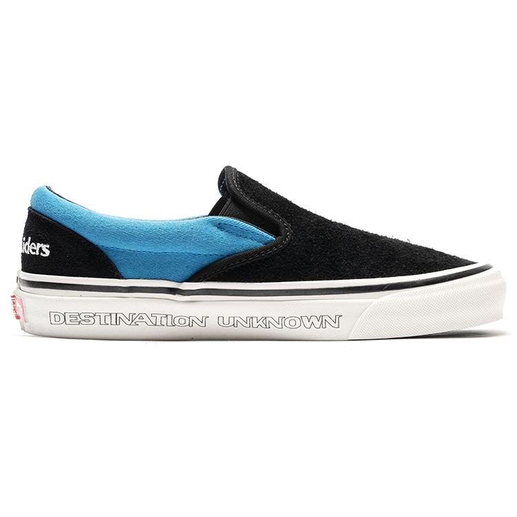 Vans Liberaiders X Classic Slip-On 98 DX Destination Unknown Unisex Sneakers Black Blue VN0A3JEX7MN